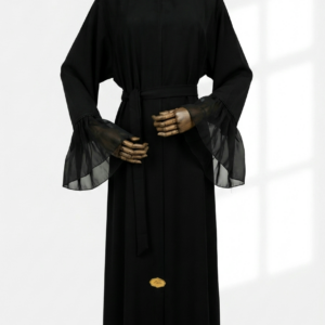 Classic Flared-Sleeve Abaya